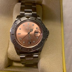 Pro Diver Swiss Analogue Watch Rosegold Dial